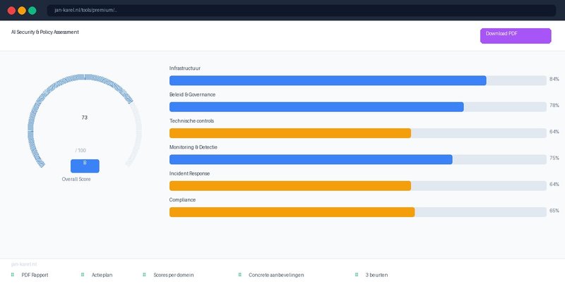 Premium AI Security & Policy Assessment